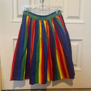 ModCloth pride rainbow skirt